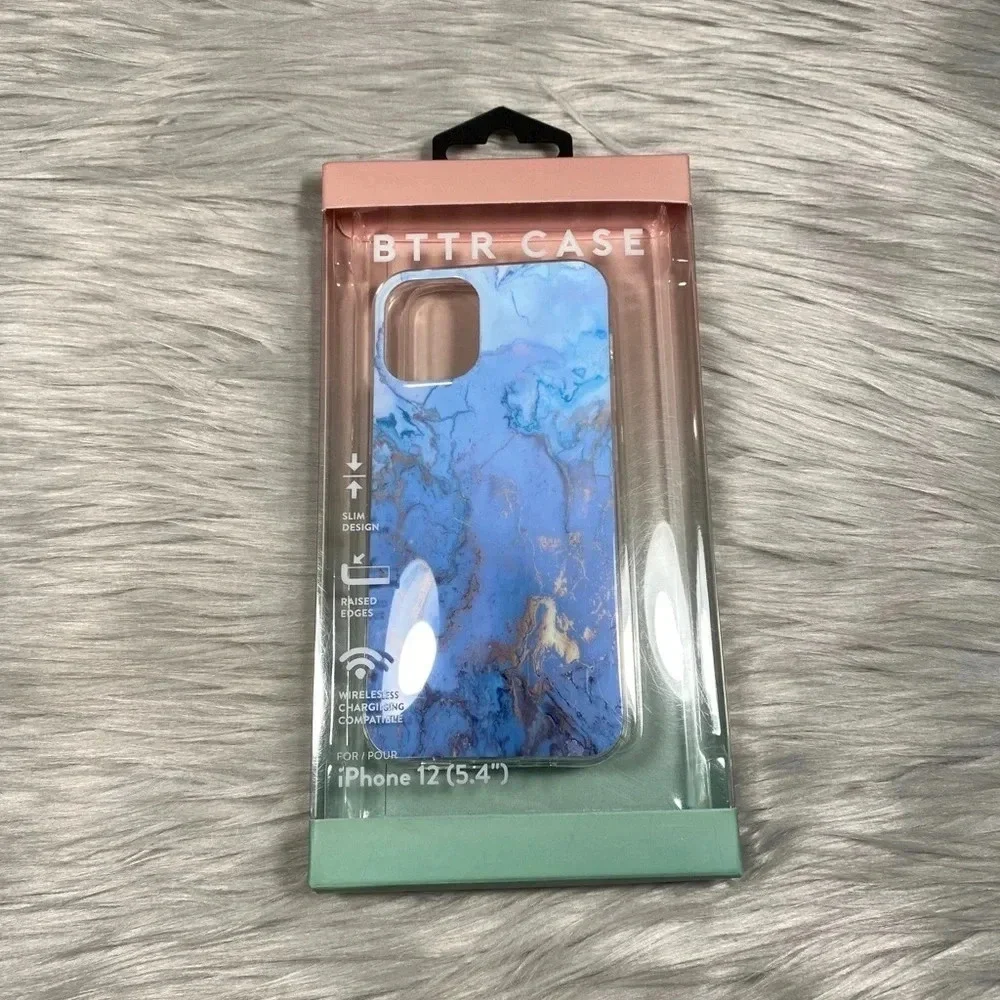 BTTR Cool Breeze Blue Marble iPhone Case